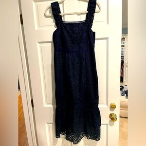 Navy Banana Republic dress